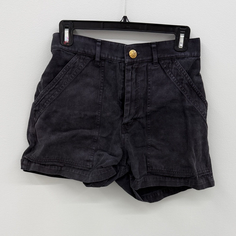 Big Bud Press Charcoal High Waist Shorts